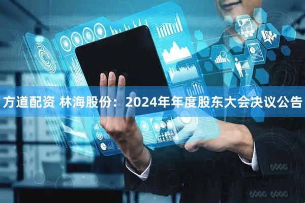 方道配资 林海股份：2024年年度股东大会决议公告
