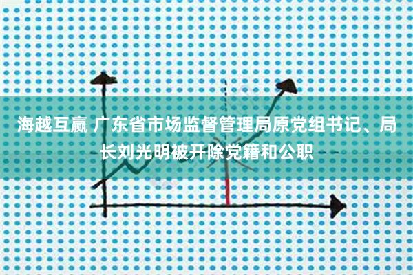 海越互赢 广东省市场监督管理局原党组书记、局长刘光明被开除党籍和公职