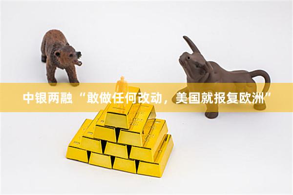 中银两融 “敢做任何改动，美国就报复欧洲”