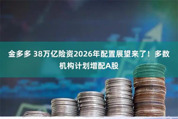 金多多 38万亿险资2026年配置展望来了！多数机构计划增配A股